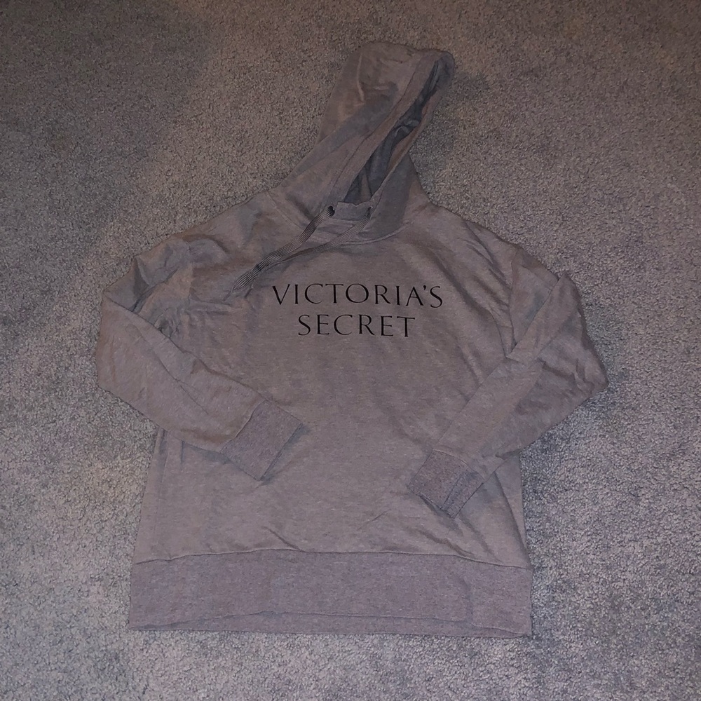 Victoria's Secret Grey Hoodie Pull Over